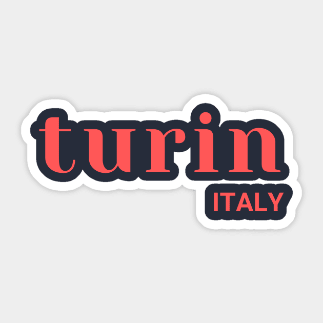 Turin Italy Sticker by yourstruly